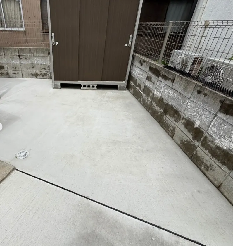 外構施工　水はけ対策