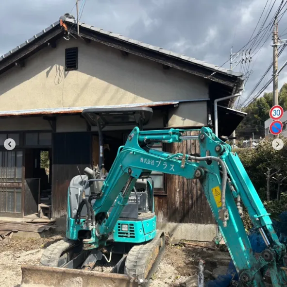 解体工事　西区己斐